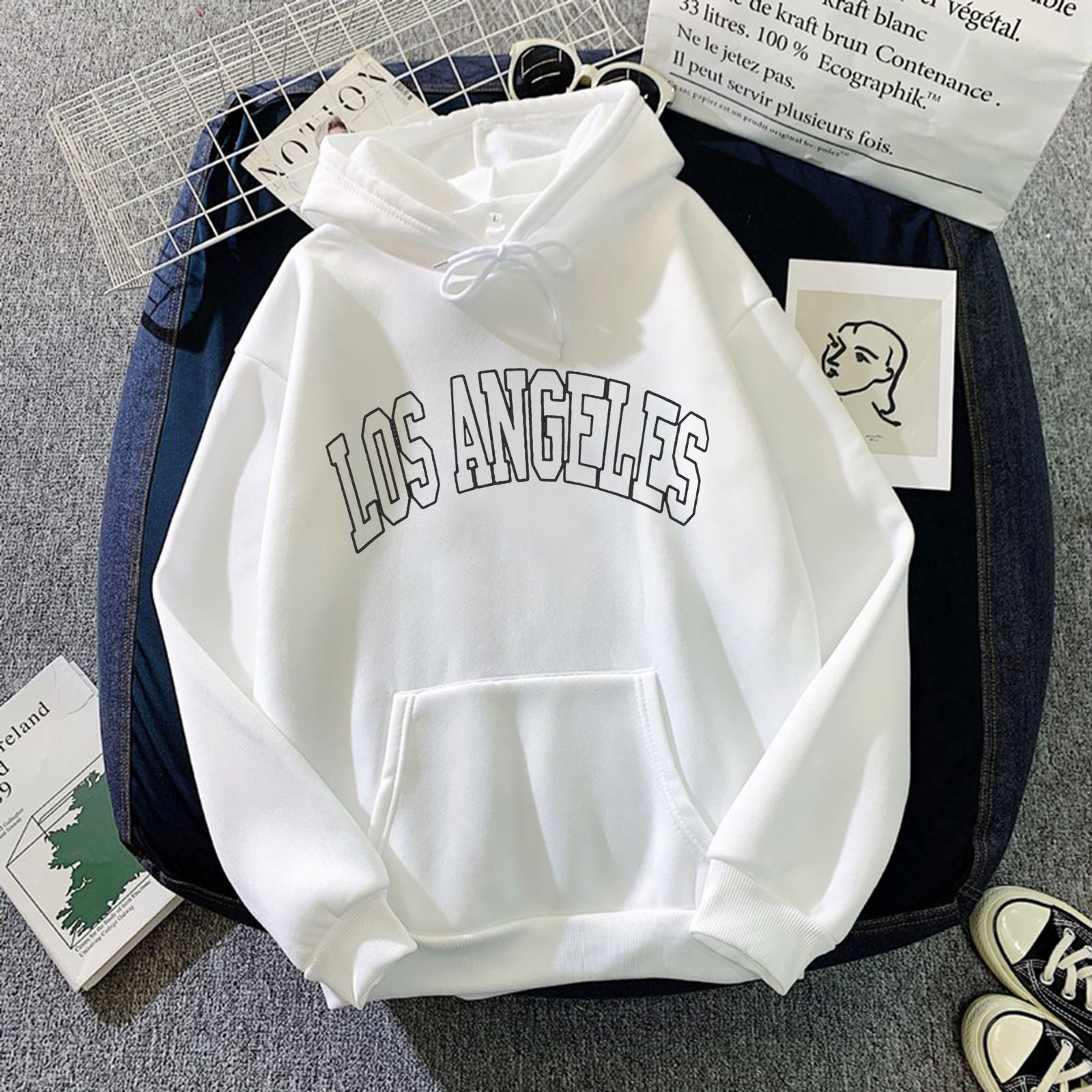 Velvet Padded Thickened Sweater Women's Long Sleeve Printing - Image 7