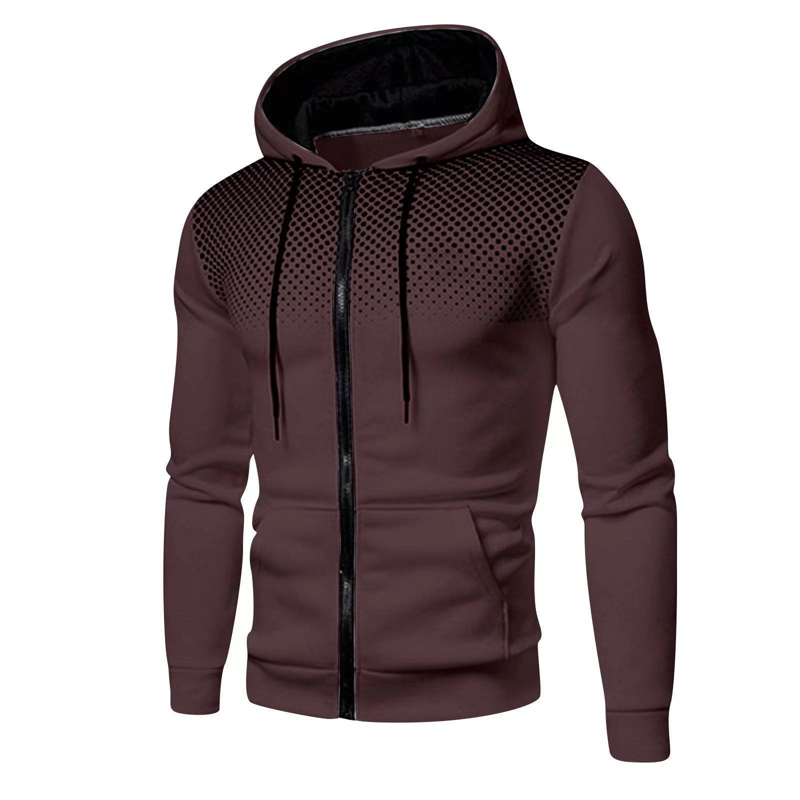 Sweater Men's Sports Fitness Zip-up Shirt - Image 9