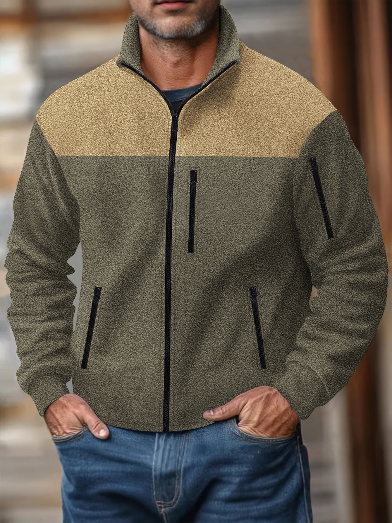 Autumn Men's Casual Long-sleeved Jacket - Image 9