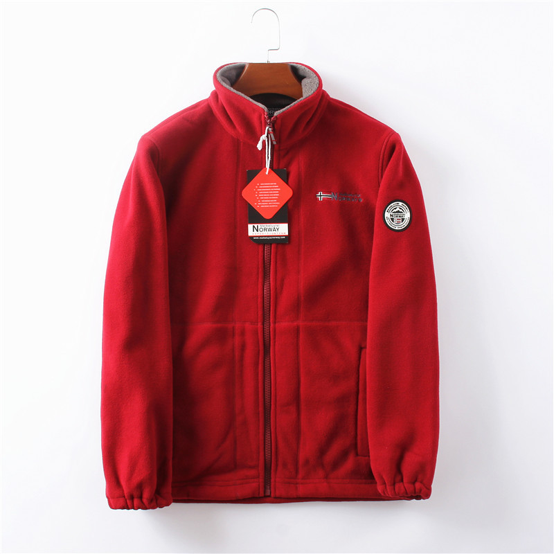 Man Double-sided Polar Fleece Jacket - Image 4