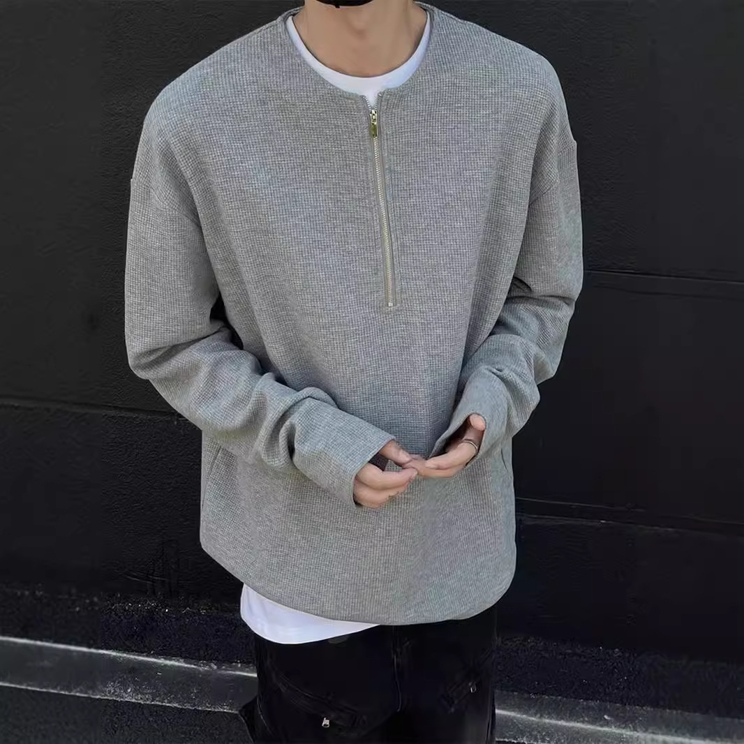 American-style High-street Crewneck Hoodie - Image 2
