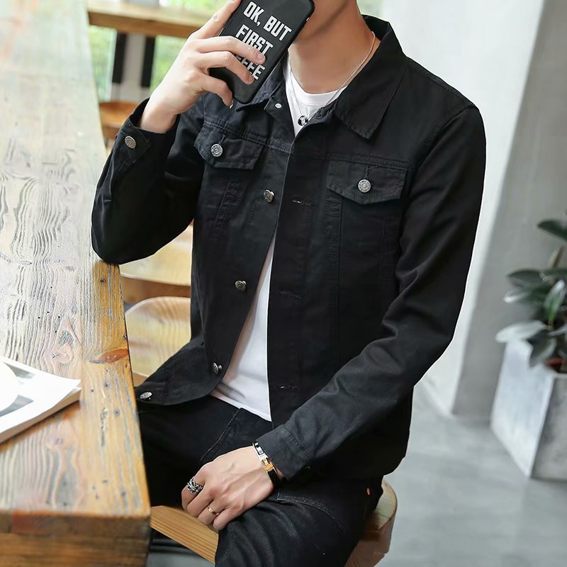 Men's Fashion Casual Denim Slim-fit Coat - Image 5