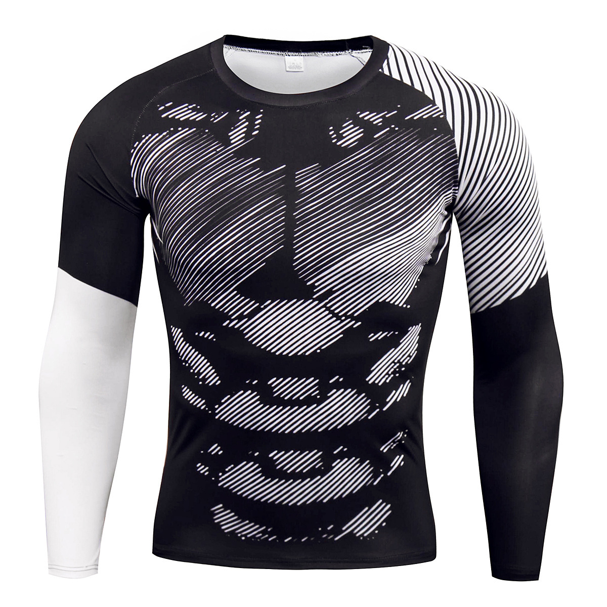 Tights Long Sleeve Stretch Breathable Base Clothing Basketball Running Sports Workout Clothes - Image 8