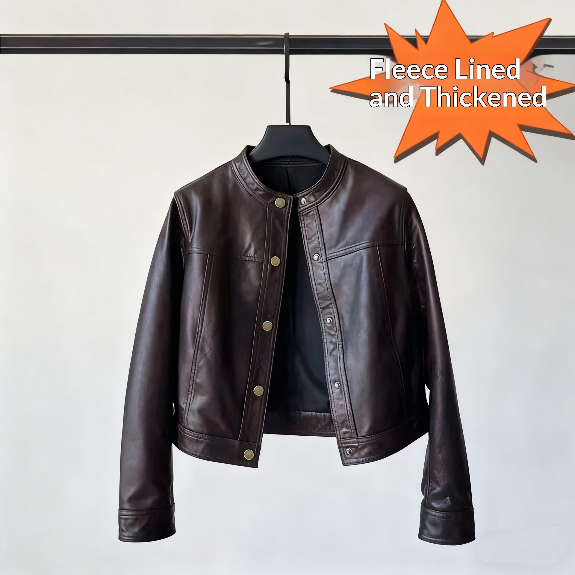 A Cozy Sun-kissed Look That Pairs Leather With Soft Gentle Layers - Image 3