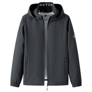 Removable Hat Outdoor Windbreaker For Men