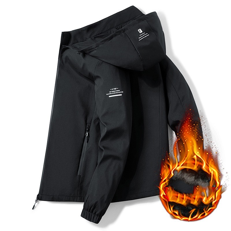 Removable Hat Outdoor Windbreaker For Men - Image 3
