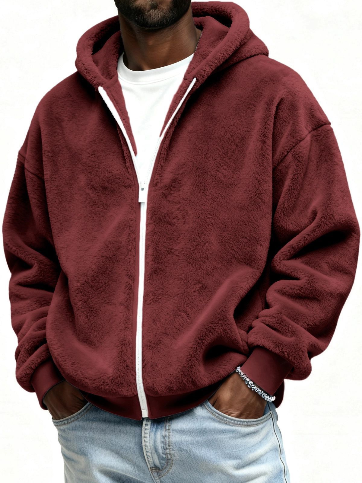 Autumn Double-Sided Fleece Warm Jacket - Image 7
