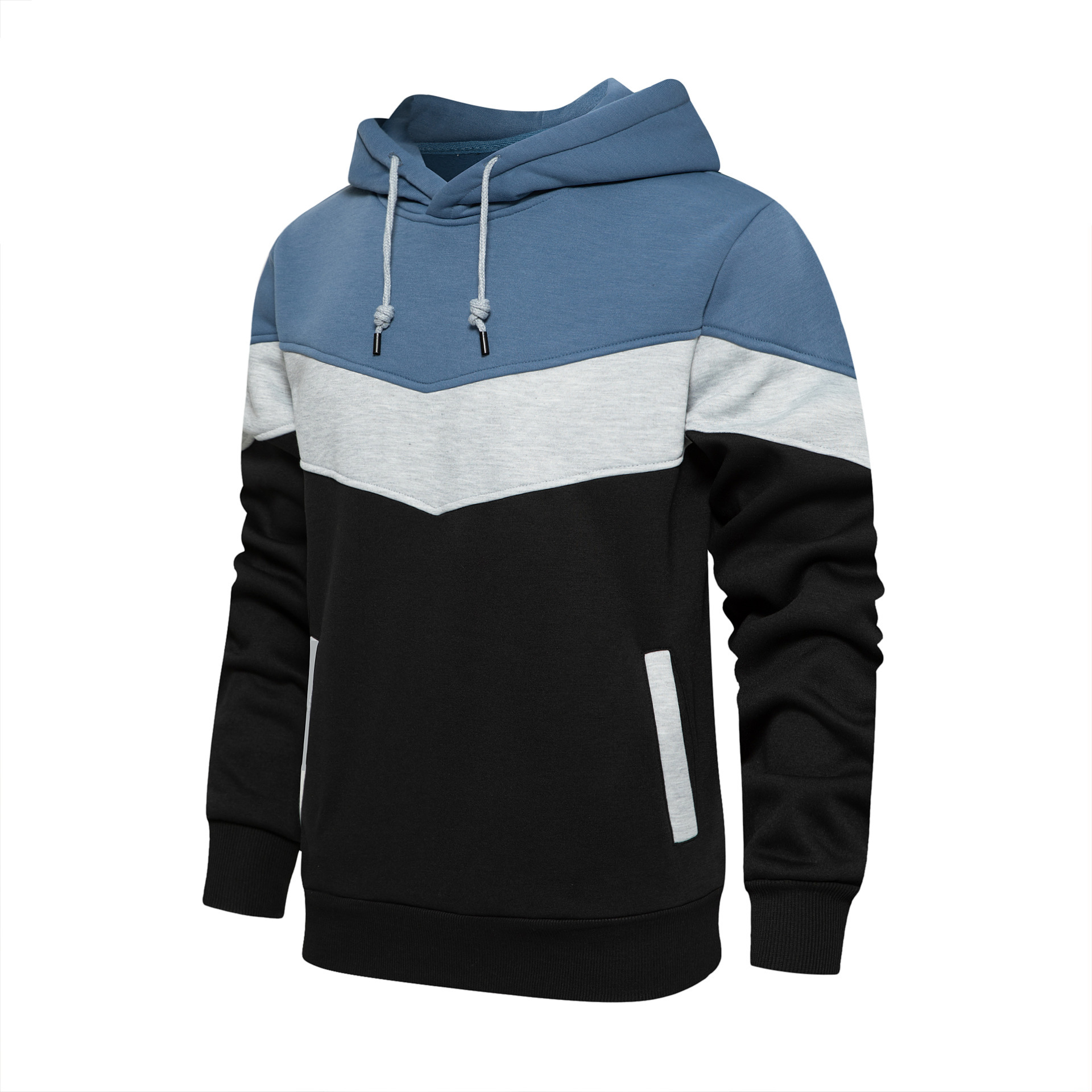 Amazon's New European And American Men's Color Matching And Color Matching Fashion - Image 5