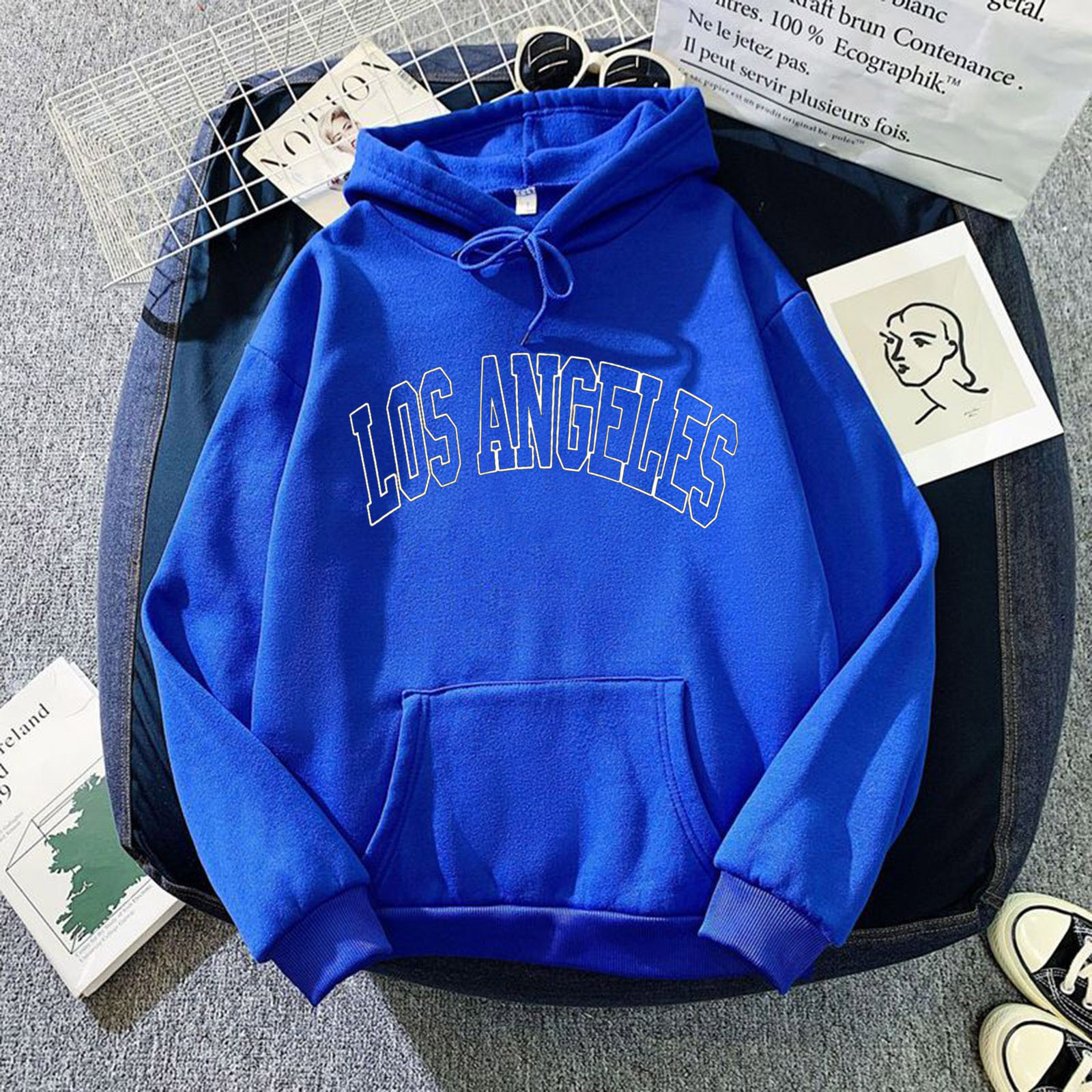 Velvet Padded Thickened Sweater Women's Long Sleeve Printing - Image 8