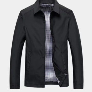 Fashionable Mens Mandarin-collar Business-casual Jacket