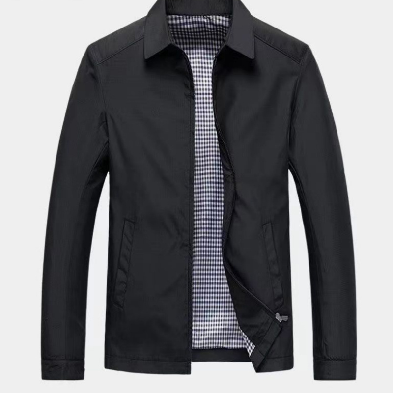 Fashionable Mens Mandarin-collar Business-casual Jacket