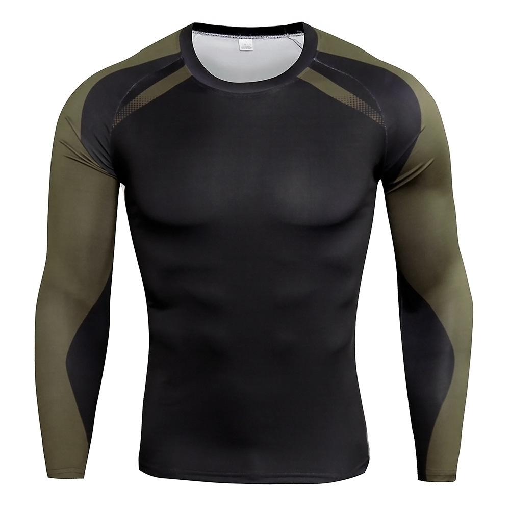 Tights Long Sleeve Stretch Breathable Base Clothing Basketball Running Sports Workout Clothes - Image 2