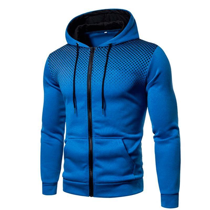 Sweater Men's Sports Fitness Zip-up Shirt - Image 10