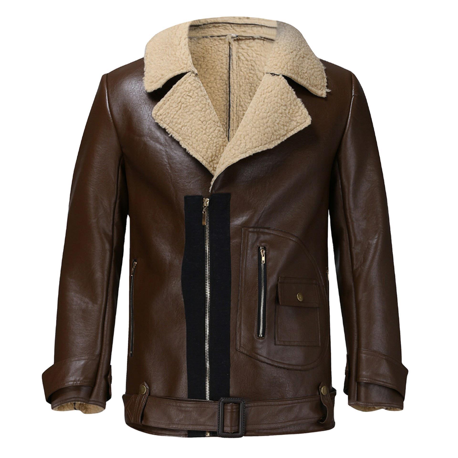 Men's Street Style Fur Coat - Image 6