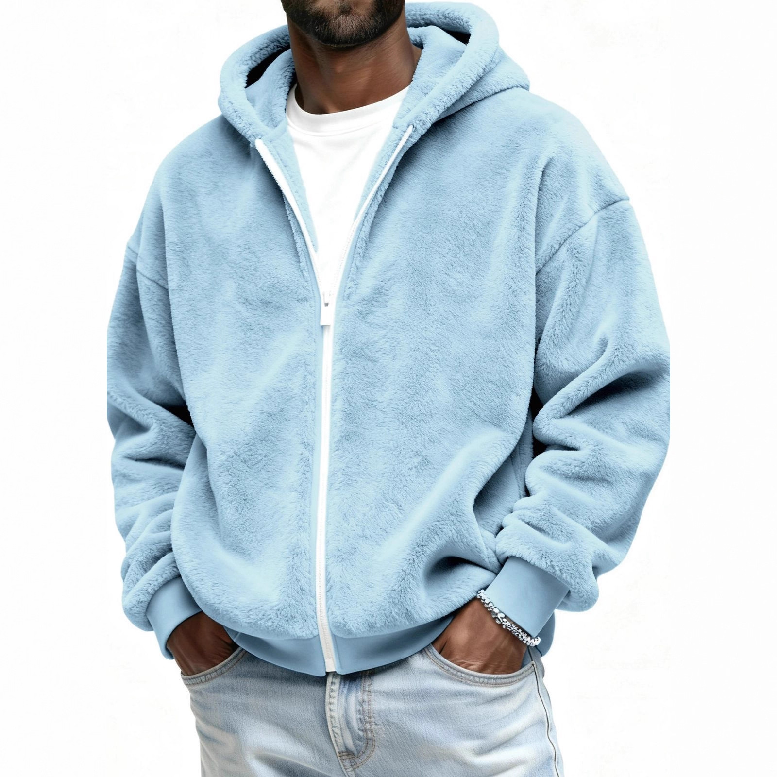 Autumn Double-Sided Fleece Warm Jacket - Image 3